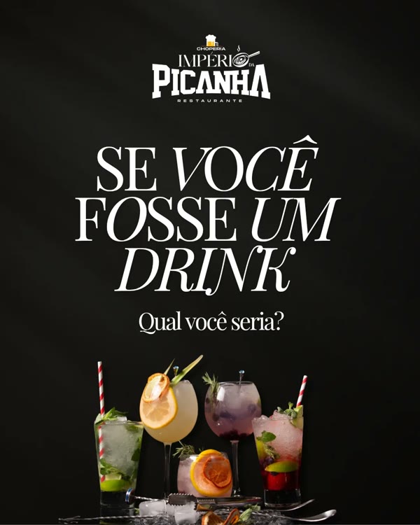 Post: se você fosse um drink